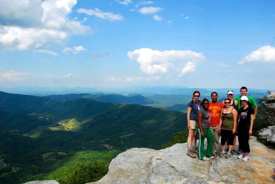 Students Hiking